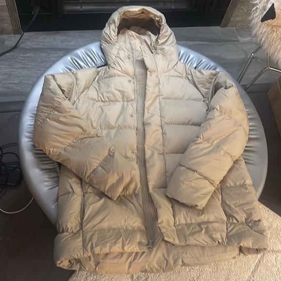 Lululemon Wunder puff jacket trench men’s large tan beige - Picture 9 of 11